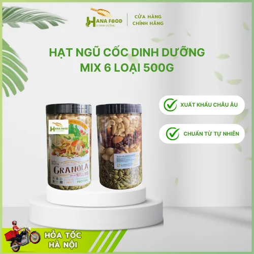 hat ngu coc dinh duong mix 6 loai 500g